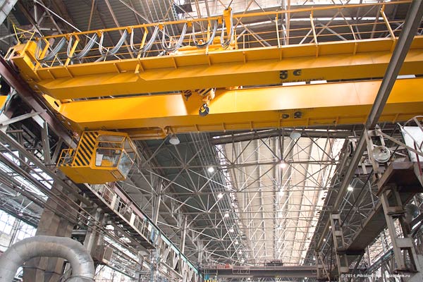газобетонный мостовой кран